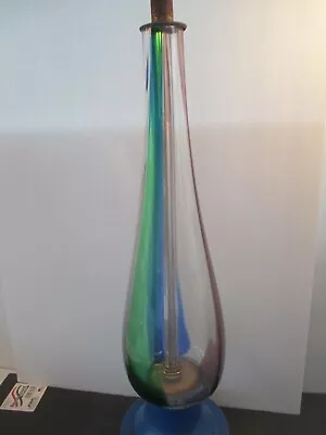 Fulvio Bianconi For Venini Lamp Murano Glass 1960's? Table Desk • $300