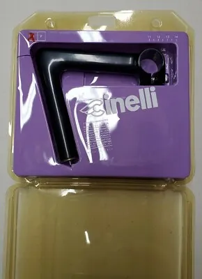 NOS Vintage Cinelli 1A 130mm Black Road Stem  22.2MM X 26.4MM NEW  • $88.50