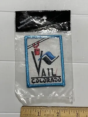 NIP Vail Colorado Skiing Ski Area Gondola Lift Souvenir Embroidered Patch Badge • $29.99