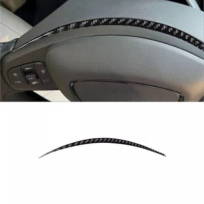 Carbon Fiber Interior Steering Wheel Cover Trim Strip For Ford Mustang Mach-E • $12.55