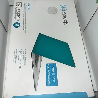 Speck SeeThru Case Macbook Pro Retina 13 Inch Calypso Blue New • $5