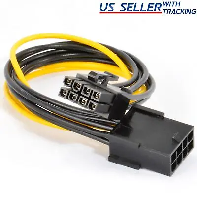 8-Pin PCIE Power Extension Cable For GPU Video Card PCI-Express PCI-E 8  20CM • $5.99