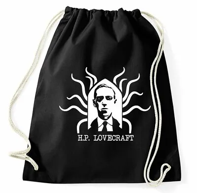 HP Lovecraft Gym Bag Fan Dagon Necronomicon Miskatonic Sportbeutel Bag • £18.29