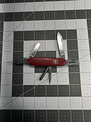 Victorinox Vintage Tinker Small 84MM Swiss Army Pocket Knife Red SAK - 5091 • $19.75