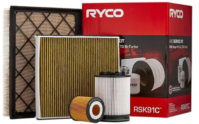 Ryco  Filter Kit For Ford Ranger PX3 Raptor X PX3 Super Cab PX3 XL XLT PX3 18-22 • $200