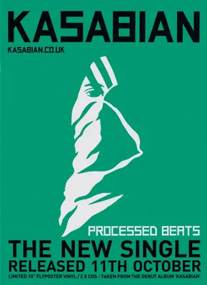 Kasabian - Music Poster - Processed Beats 2004 Promo Poster - A1 • £18