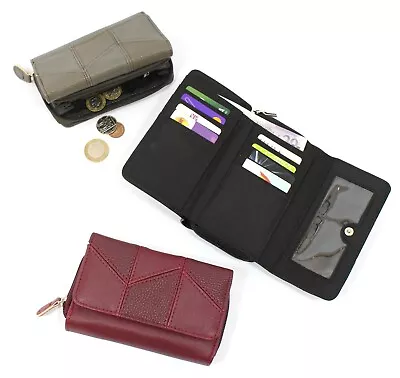 Ladies Fashion Purse Clutch Women Wallet Zip Round Card Button • £9.99