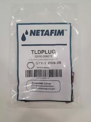 Netafim TLDPLUG - Bag 0f 25 • $13.99