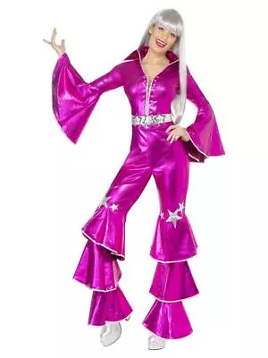 Smiffys 70s Dancing Dream Costume Pink (Size L) • $44.70