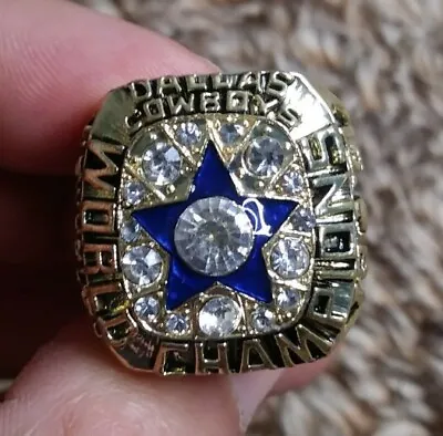 Dallas COWBOYS 1971 Super Bowl Championship Replica Ring Robert Newhouse 44 Sz 8 • $63.75