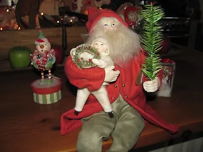 $295 • Buy 15  Norma Decamp German Santa Designed, Ragon House,Poseable,Girl,Feather Tree 