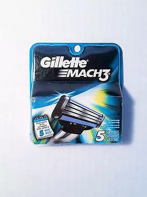 Gillette Mach3 Razor Blades (5 Cartridges) • $14.99