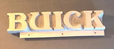 Vintage Buick Dealers Sign Topper Silver 2 Sided 3 Dimensional 20 Inches GM • $80.96
