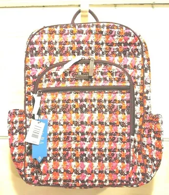 Vera Bradley Campus Tech Backpack Houndstooth Tweed Limited Edition NWT • $49.50