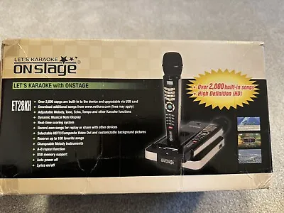 Magic Sing ET28KH Dual Karaoke With Dual Microphone Hardly Used • £259