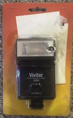 Vivitar V2000 Shoe Mount Camera Flash Automatic 🌞  • $19.08