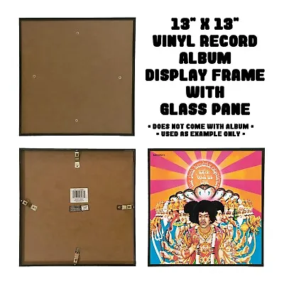 🎵 13  X 13  Vinyl Record Album Display Frame Wall Hanging With Glass Pane • $20