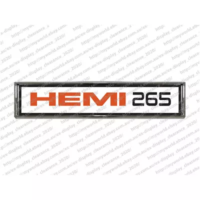 #4524 Badge To Suit Chrysler Dodge Hemi 265 Chrome Car Emblem  • $37