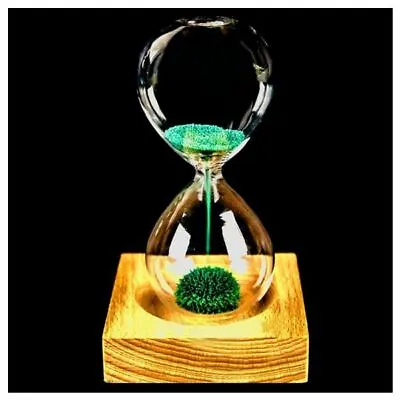 Magnetic Hourglass Timer Home Sand Clock Desk Decor Glass Desktop Decoration • $14.99