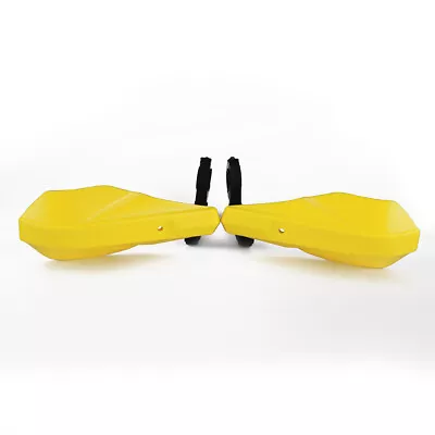 7/8  1 1/8  Motorcycle Handguards Hand Guards Universal For ATV Dirt Bike Yellow • $14.99