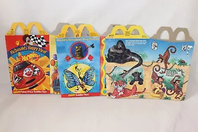Vintage MCDONALDS  Happy Meal Box Set Of 3 • $14.99