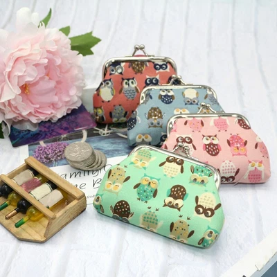£4.49 • Buy Ladies Stylish High Quality Coin Purse Women Small Owl Design Wallet UK Seller