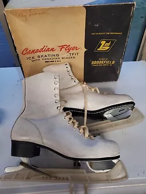 Canadian Flyer Vintage Ice Skates Womans Size 8 • $50