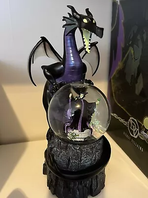 Disney Villains Maleficent/dragon Musical Snow Globe Disney Store Exclusive • $225