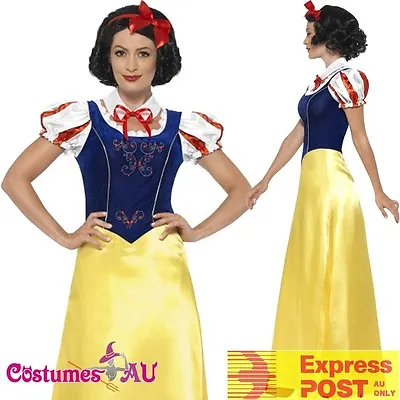 £26.42 • Buy Ladies Princess Snow White Costume Disney Fairy Tale Book Week Fancy Dress Party