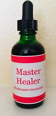 Master Healer Mushroom Immunity Liver Detox Tincture. ORGANIC NON GMO. 2oz • $25