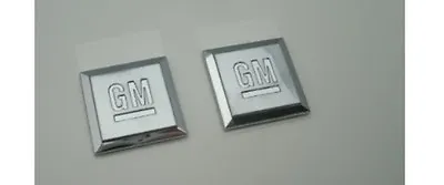 2!!  GM  Chrome Emblems!!  SMALL SIZE!! • $19.95