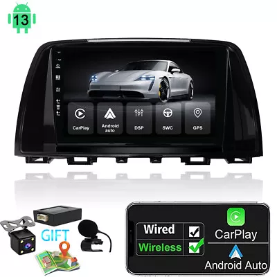 For Mazda 6 2012-2017 Android 13 Car Stereo Radio  Carplay GPS Navi WIFI 4+64GB • $184.99