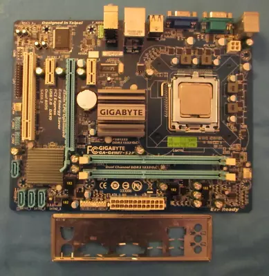 GIGABYTE GA-G41MT-S2P Socket LGA 775 DDR3 Motherboard With CPU • £39.99