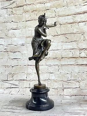 Signed D.H Chiparus Festive Egyptian Dancer Egypt Bronze Nouveau Sculpture Sale • £192.27