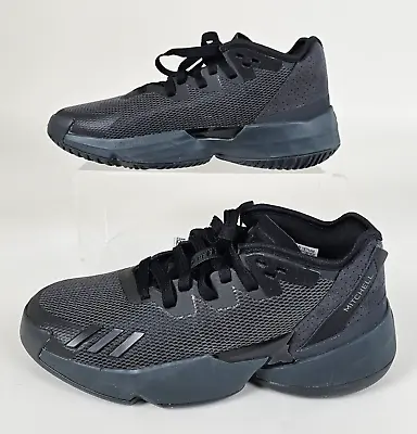 Adidas D.O.N. Donovan Issue #4 Basketball Shoes Black Grey GY6511 Men's Size 7 • $55.33