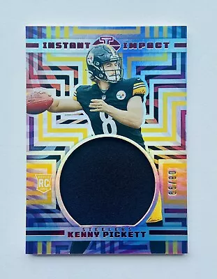 Kenny Pickett 2022 Illusions Instant Impact #II-KP Jumbo Patch 8/99 JERSEY MATCH • $49.99