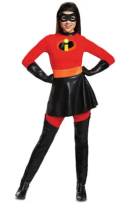 Brand New The Incredibles 2 Mrs. Incredible Skirted Deluxe Adult Costume • $58.36