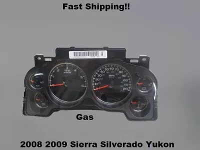 25861669 08 09 Silverado Yukon Instrument Cluster Gauges Speedometer MPH OEM • $79