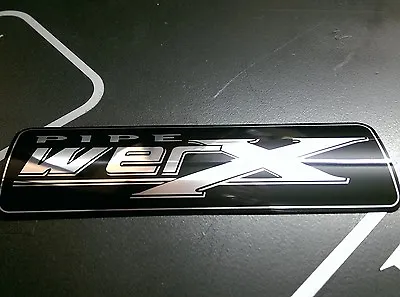 Pipewerx Metal Exhaust Badge Sticker Large 120x35mm • $15.55