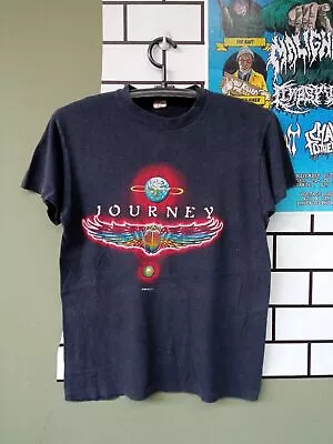 Journey 1980 Tour Vintage T Shirt Rock Band Concert Album Black AN30941 • $18.99