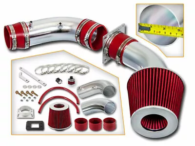 3  RED Cold Air Intake + Filter For 88-95 4Runner/Pickup / 93-94 T-100 3.0L V6 • $71.10