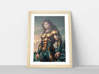 Aquaman DC Comic Avengers Superhero Wall Poster Print A4 - Frame NOT Included • £5.99