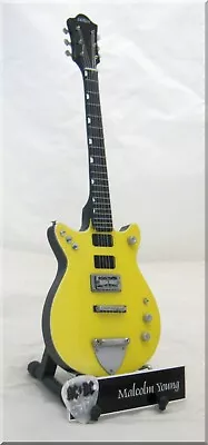 MALCOLM  YOUNG AC/DC   Miniature Guitar Replica  W/ Guitar Pick • $40