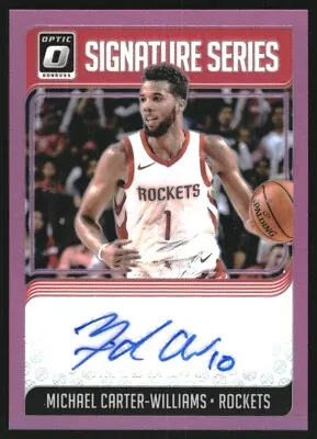 2018-19 Donruss Optic Signature Series Pink #4 Michael Carter-Williams Auto /25 • $12