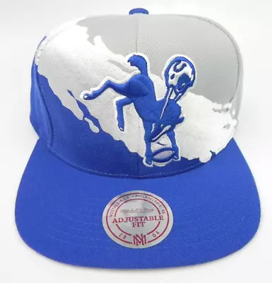 Indianapolis Colts Nfl Mitchell & Ness Paintbrush Vtg Logo Snapback Cap Hat New! • $44.95