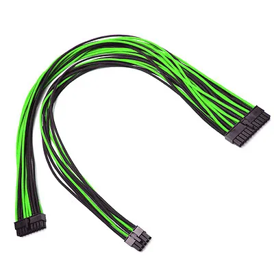24pin 30cm Corsair Cable AX1200i AX860i AX760i RM1000 RM850 750 650 Green Black • £25.99