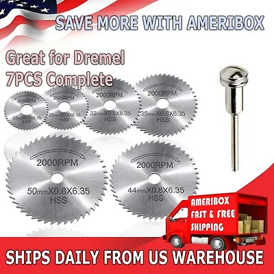 Circular Saw Disc Set Dremel Accessory Mini Drill Rotary Tool Wood Cutting Blade • $5.95