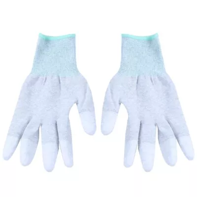 $7.26 • Buy Anti Static Anti Skid ESD Electronic Labor Working Glove PC Computer Repair SiX4