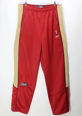 Reebok NBA Authentic Cleveland Cavaliers Snap Off Warm Up Pants Mens Size XLT • $32.40