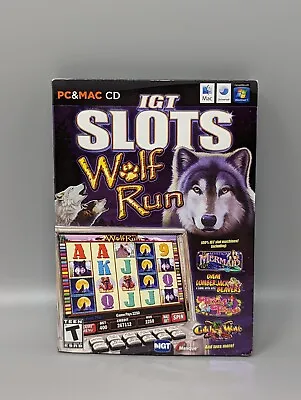 IGT Slots: Wolf Run (Windows/Mac 2010) PC Casino Game Complete Tested • $5.50